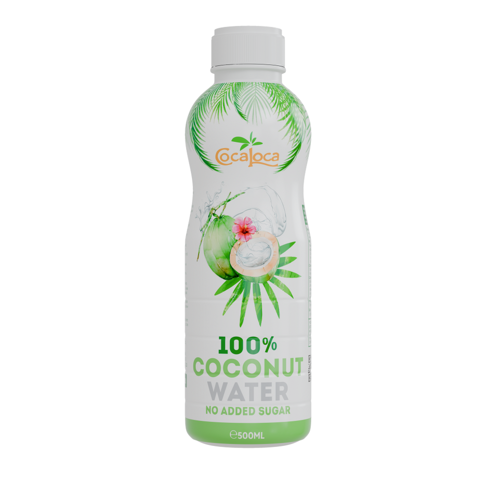 Coca Loca Agua de Coco 100 % Natural 500 ml