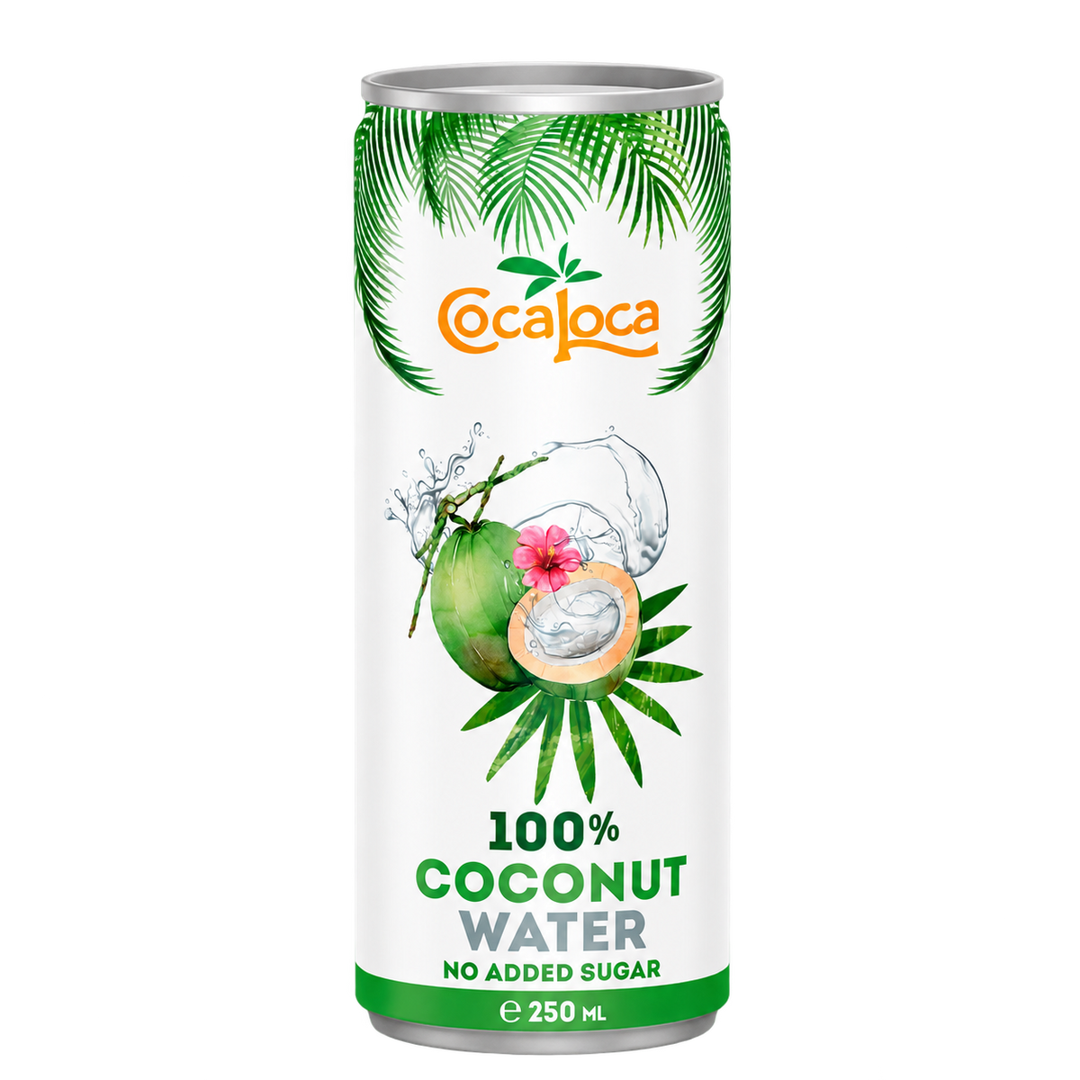 Coca Loca Agua de Coco 100 % Natural 250 ml