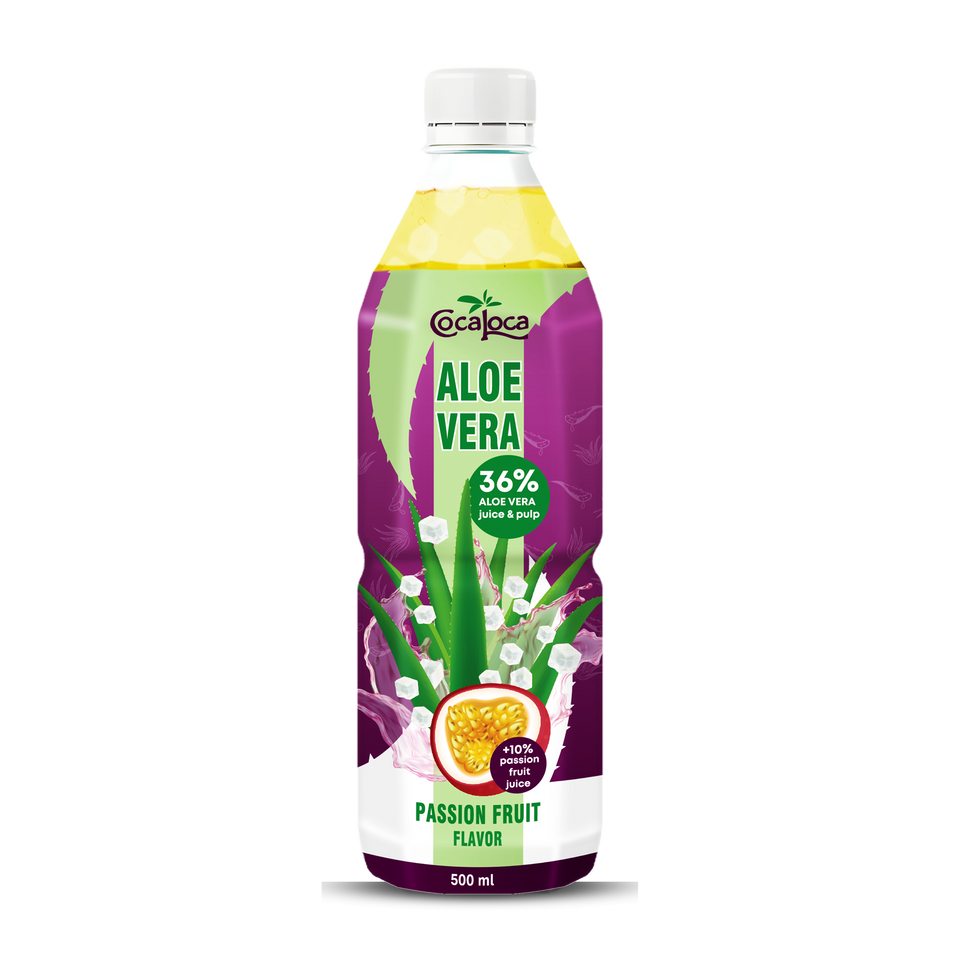 Coca Loca Bebida de Aloe Vera con Maracuyá 500 ml