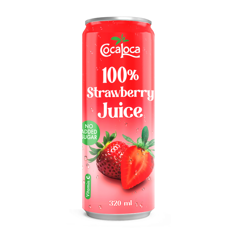 Coca Loca Zumo 100 % de Fresa 320 ml