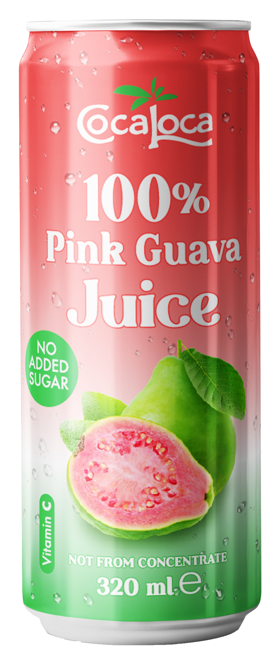 Coca Loca Zumo 100% de Guayaba rosa