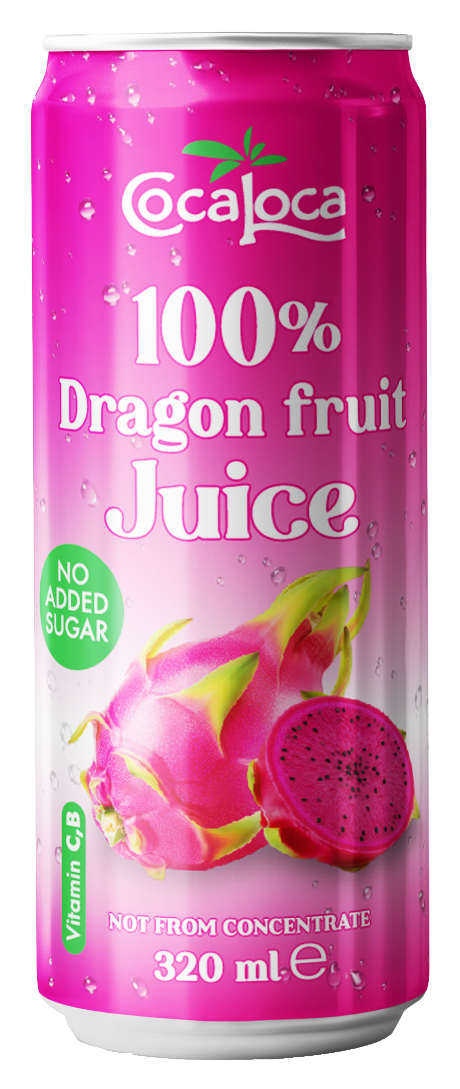 Coca Loca Zumo 100% de Pitaya